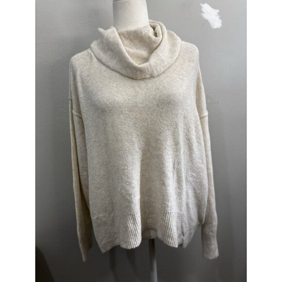 American Eagle Chillside Cowl Neck Soft Sweater Size XS Oversize Fit - Picture 4 of 13